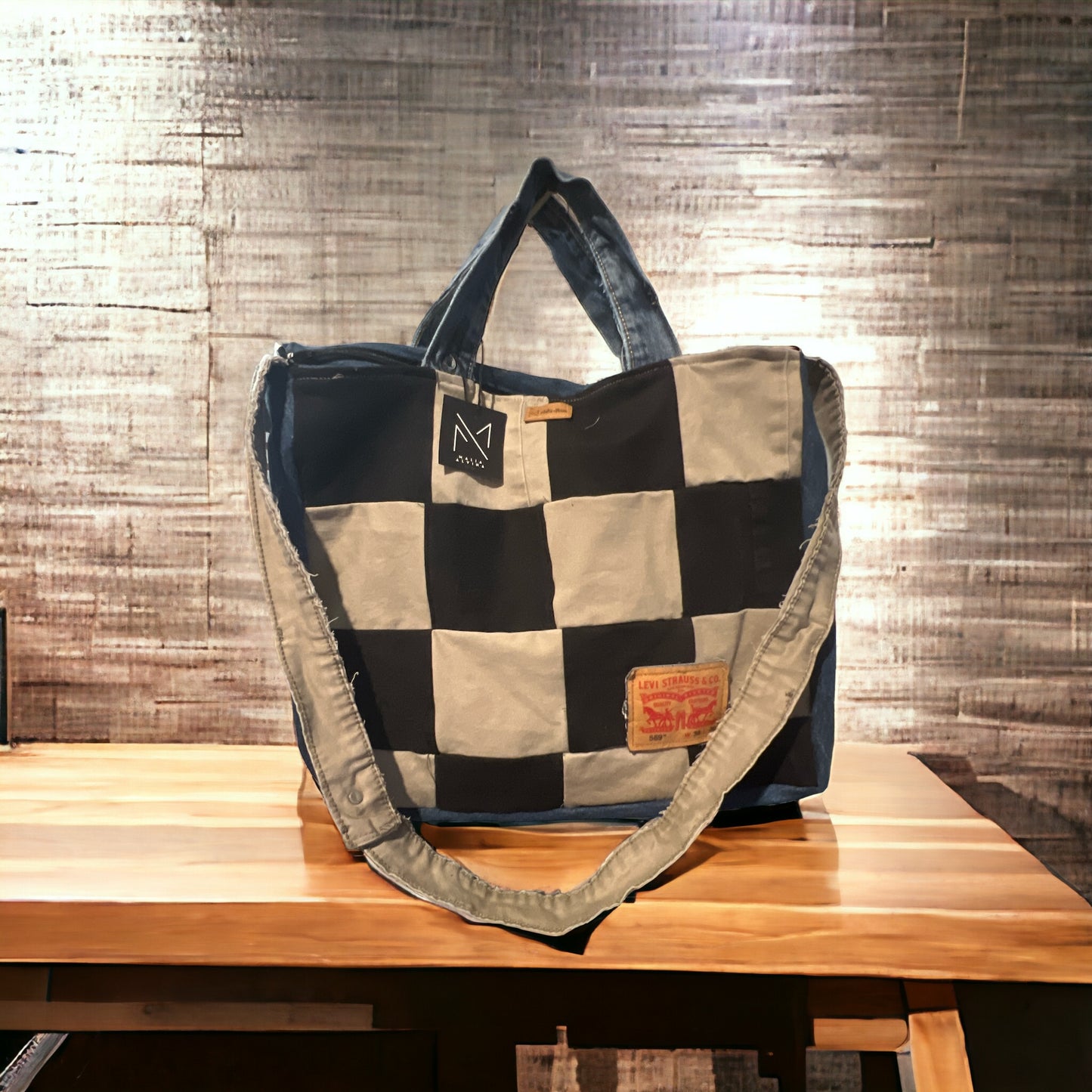 Checkered Tote