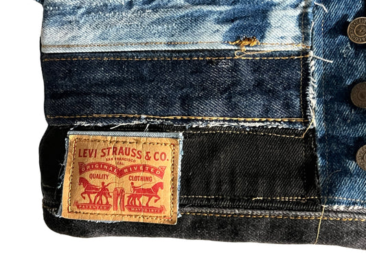Remixed Levi clutch / crossbody