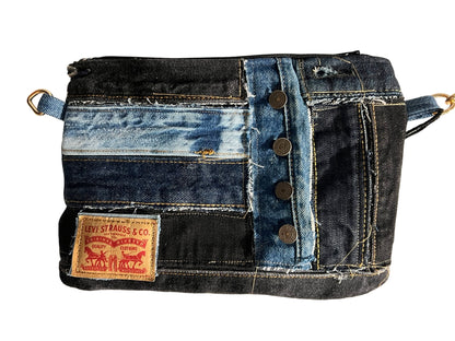 Remixed Levi clutch / crossbody