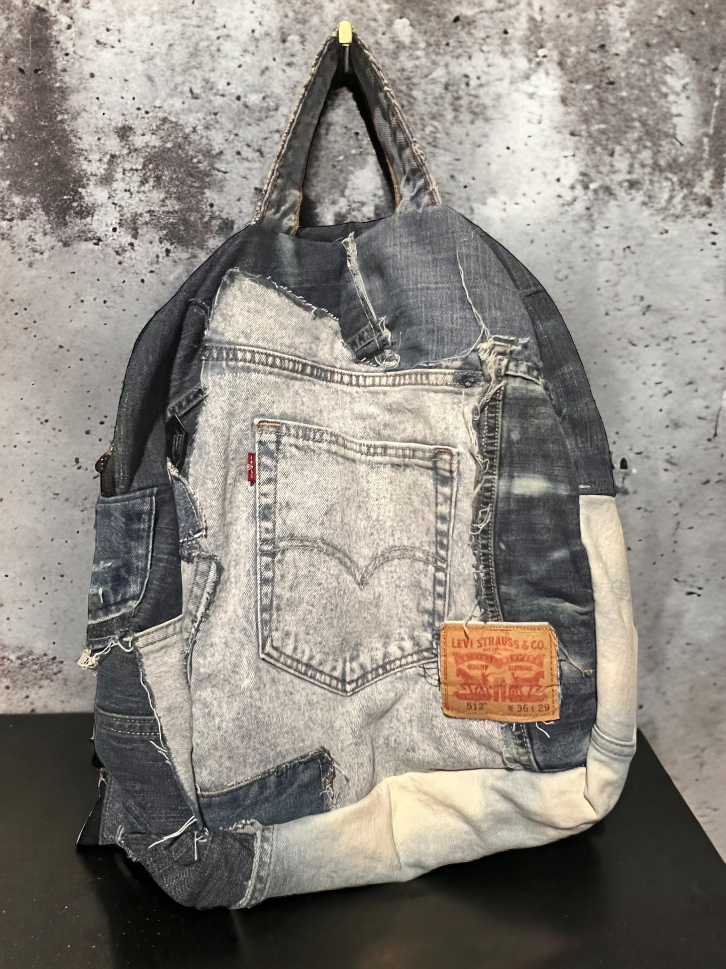 Denim Backpack