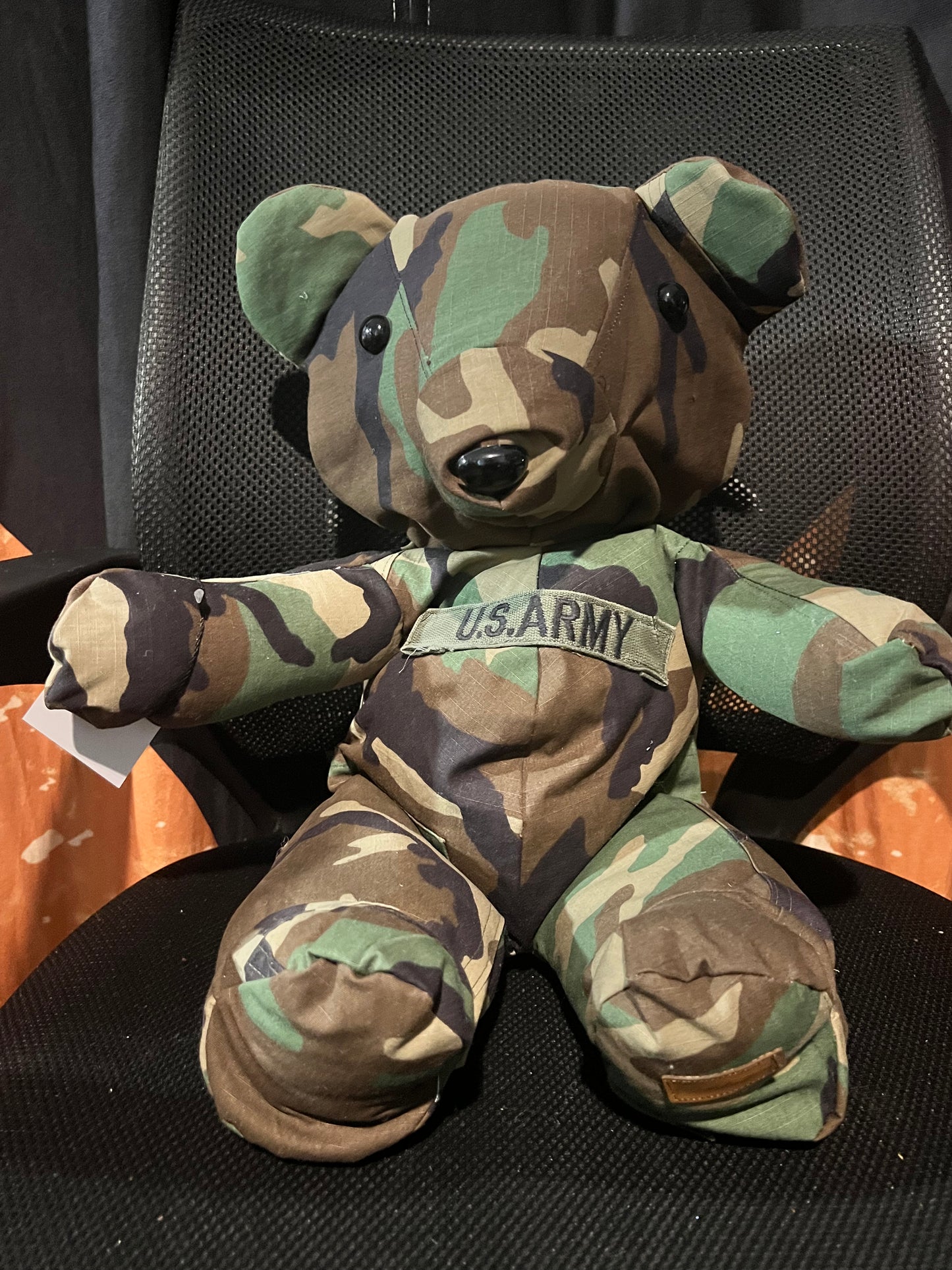 Army BDU Upcycled Teddy Bear